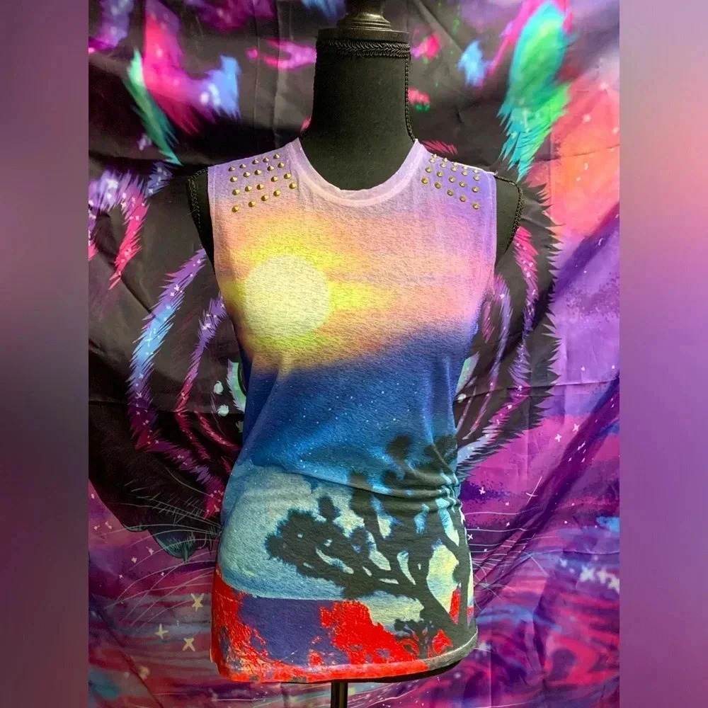 Sunset top mesh